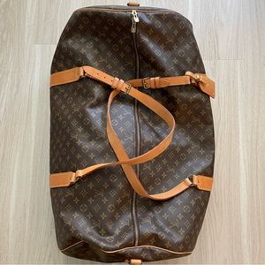 🤎Louis Vuitton🤎 Monogram Sac Polochon 70 XL Keepall Bandouliere W/ Crossbody